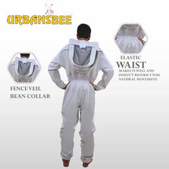 Tuta Apicoltore in cotone con cappello fantasia-Urbansbee