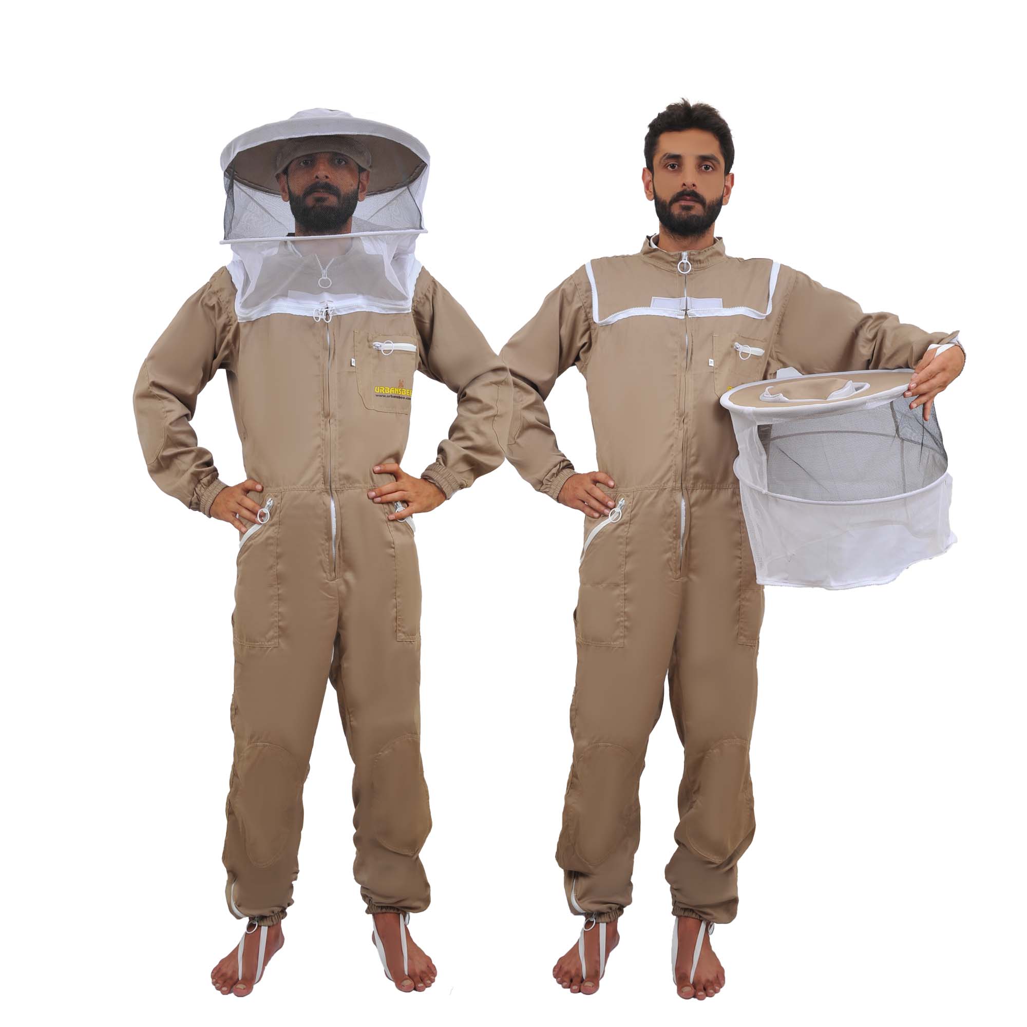 Costume d'apiculteur en coton avec chapeau carré Urbansbee