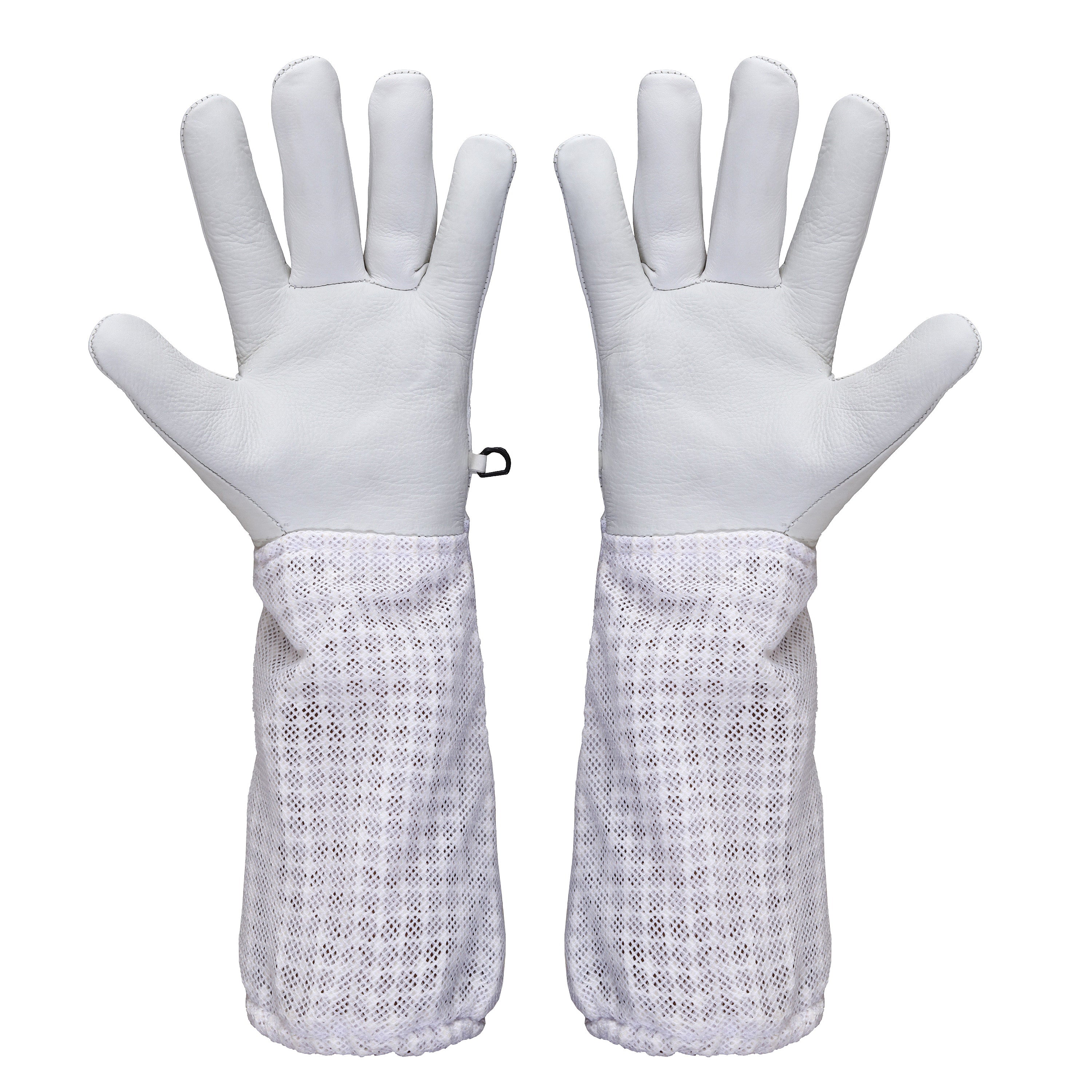 Goatskin Beekeeping Gloves with 3 Layers Ventilation Cuff 