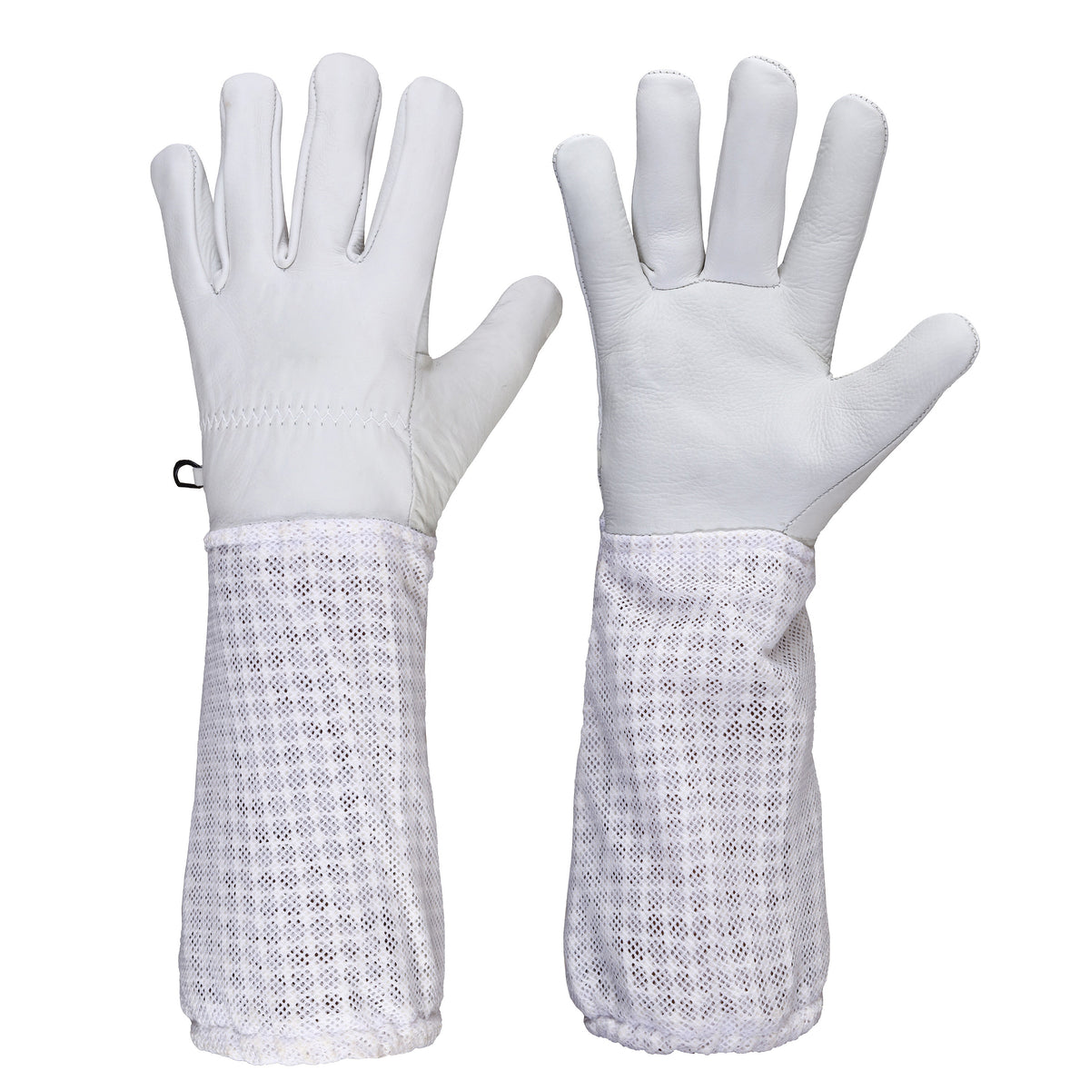 Goatskin Beekeeping Gloves with 3 Layers Ventilation Cuff 