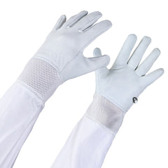 Guantes de apicultura de piel de cabra con puños ventilados 