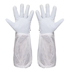 Goatskin Beekeeping Gloves with 3 Layers Ventilation 