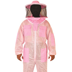 Acquista Tuta da apicoltore ventilata rosa con velo rotondo