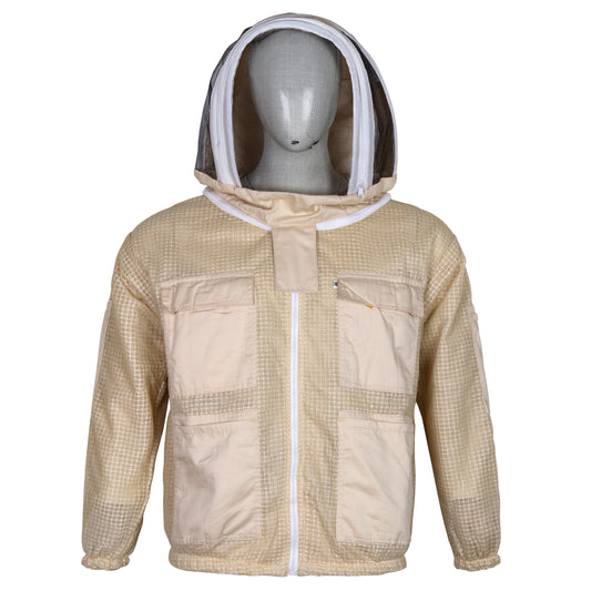 Giacca da astronauta ventilata per apicoltore con maschera