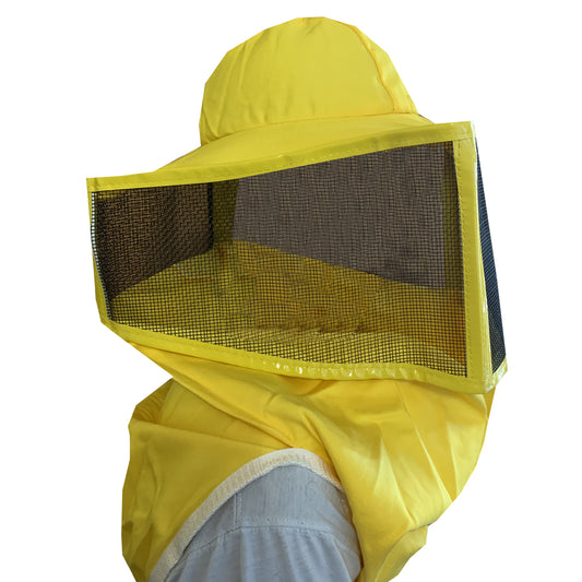 Acquista Velo da apicoltore in policotone giallo con cappuccio da scherma,